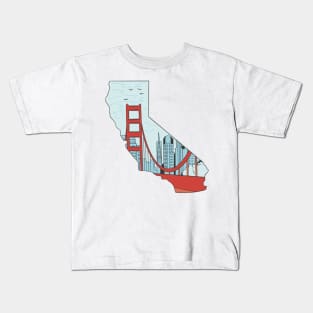 California State Love  P R t shirt Kids T-Shirt